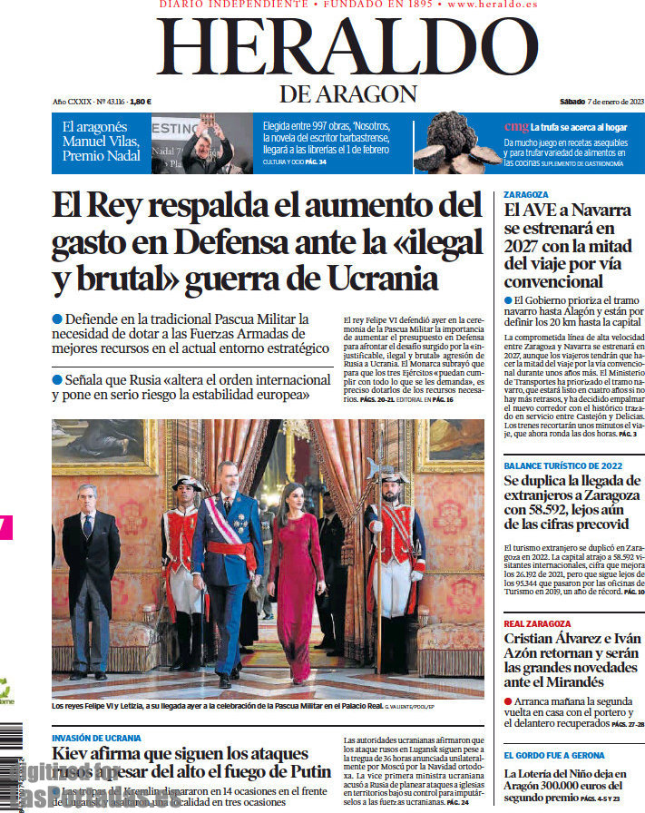 20230107 Heraldo de Aragon