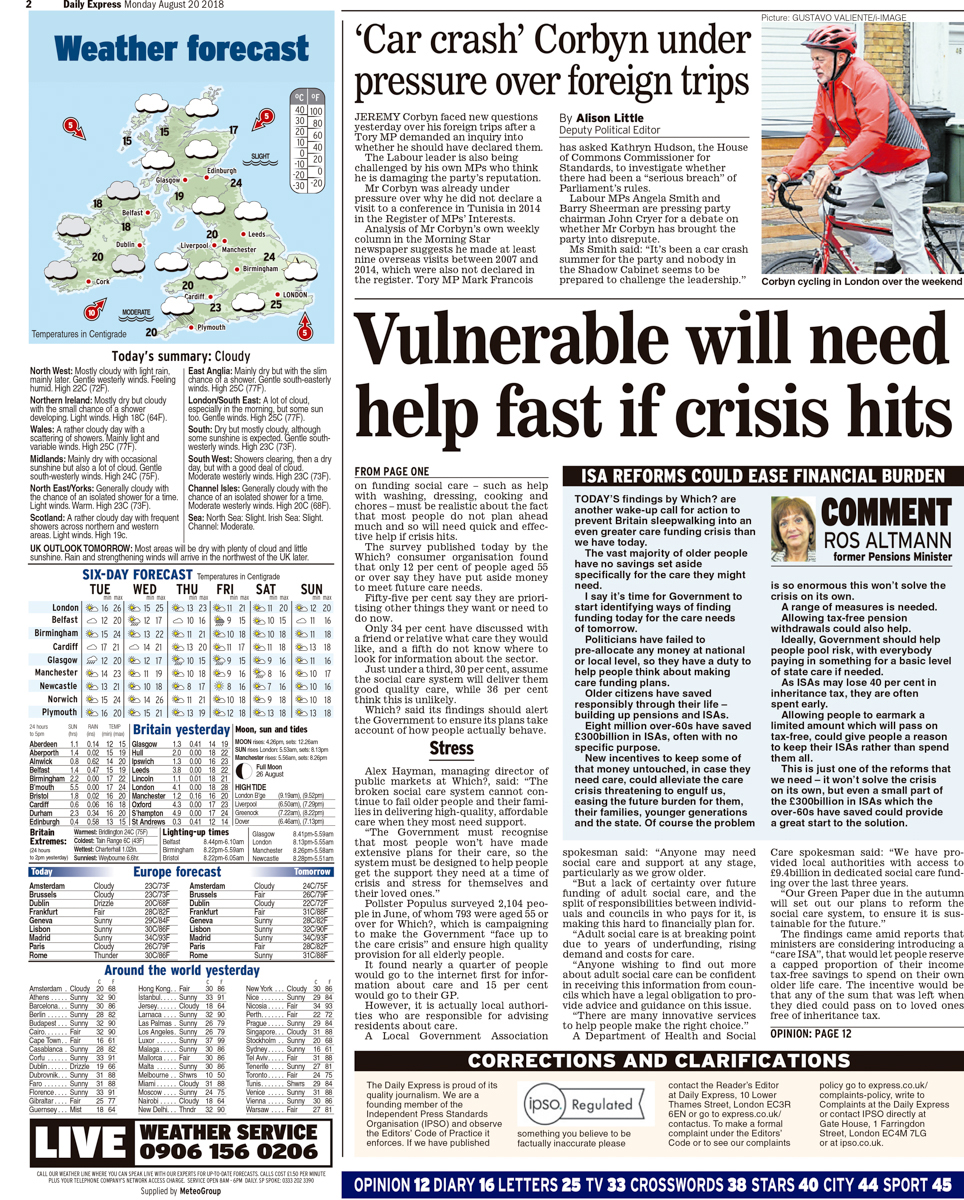 20180820 Daily Express